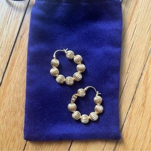 Tory Burch Roxanne Fluted Earrings